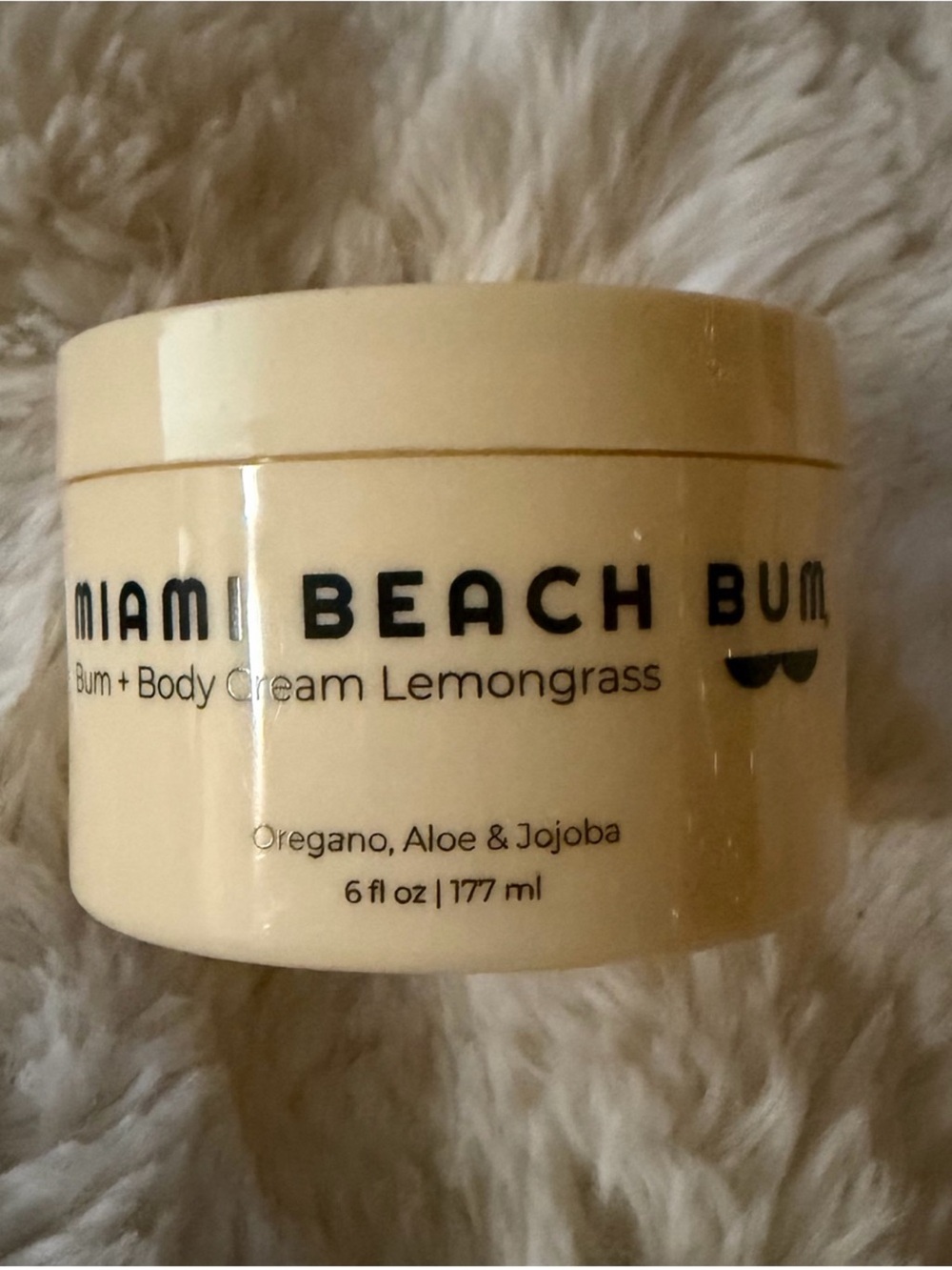 Miami Beach Bum Cream Body Cream  lemongrass 10oz!